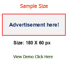 Advertisement Demo