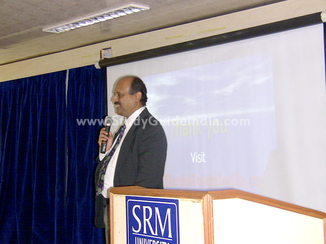 International seminar at S.R.M. University