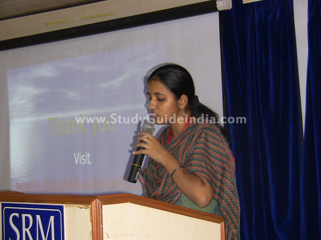 International seminar at S.R.M. University