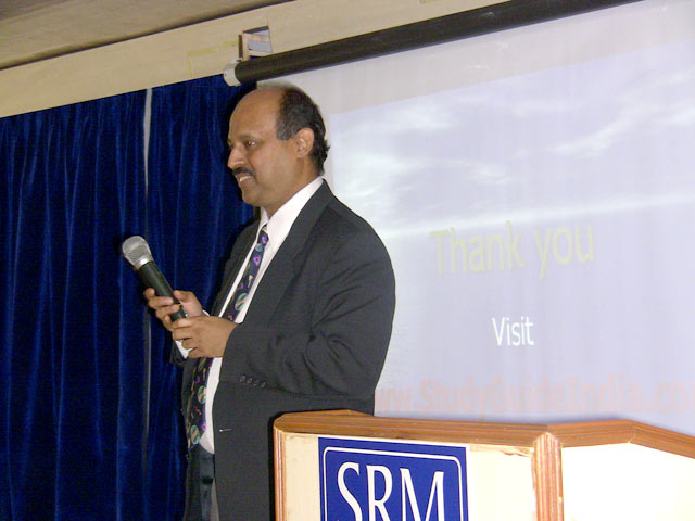 International seminar at S.R.M. University